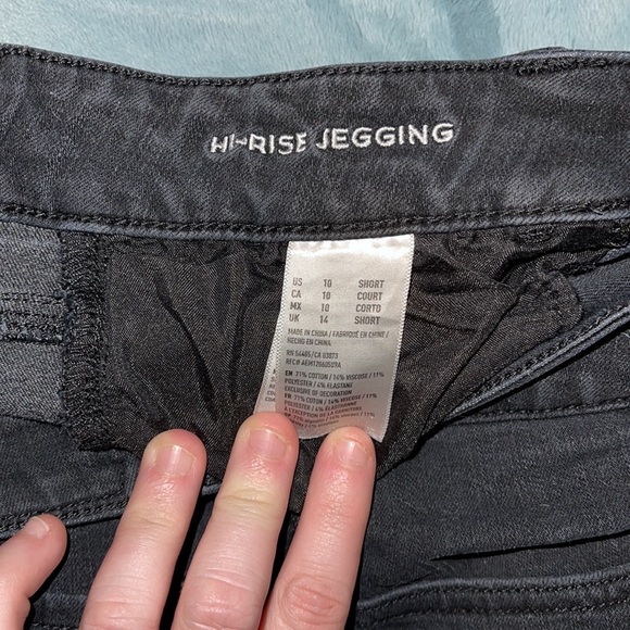 Black American Eagle Hi-Rise Jegging - Picture 4 of 4